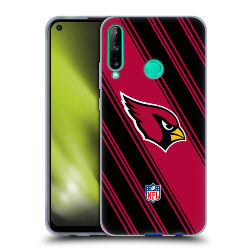 NFL Arizona Cardinals Artwork Stripes Soft Gel Case for Huawei P40 lite E