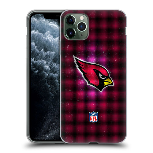 NFL Arizona Cardinals Artwork LED Soft Gel Case for Apple iPhone 11 Pro Max