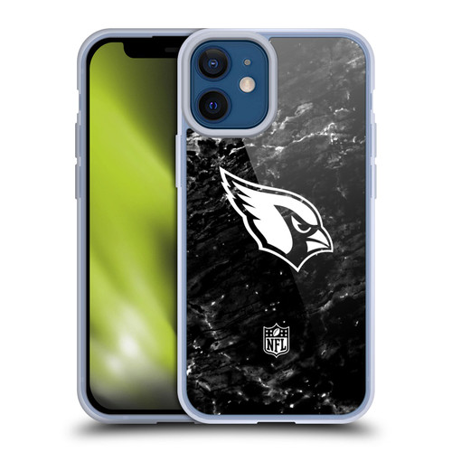 NFL Arizona Cardinals Artwork Marble Soft Gel Case for Apple iPhone 12 Mini