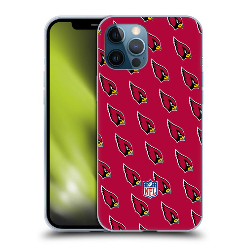NFL Arizona Cardinals Artwork Patterns Soft Gel Case for Apple iPhone 12 Pro Max