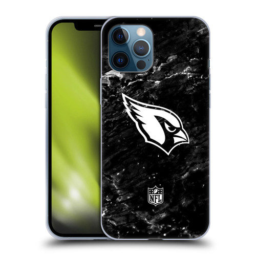 NFL Arizona Cardinals Artwork Marble Soft Gel Case for Apple iPhone 12 Pro Max
