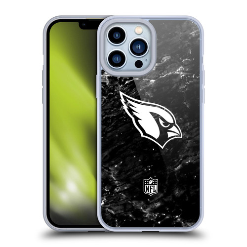 NFL Arizona Cardinals Artwork Marble Soft Gel Case for Apple iPhone 13 Pro Max