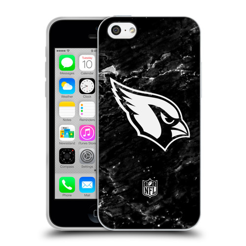 NFL Arizona Cardinals Artwork Marble Soft Gel Case for Apple iPhone 5c