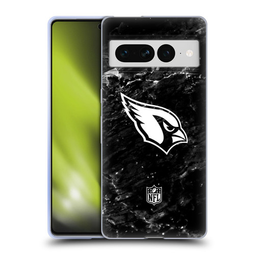 NFL Arizona Cardinals Artwork Marble Soft Gel Case for Google Pixel 7 Pro