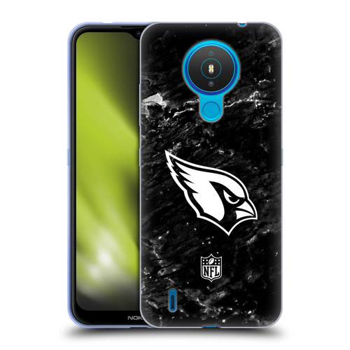 NFL Arizona Cardinals Artwork Marble Soft Gel Case for Nokia 1.4