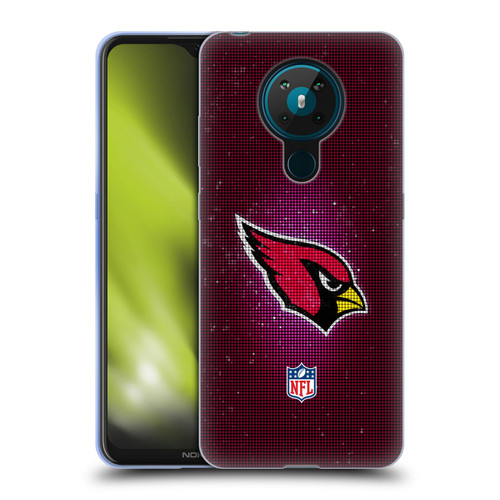 NFL Arizona Cardinals Artwork LED Soft Gel Case for Nokia 5.3