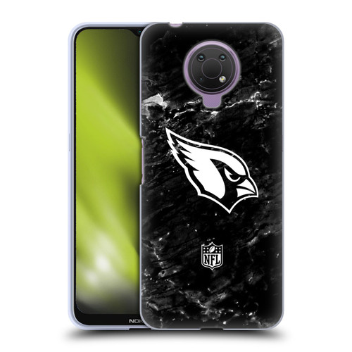 NFL Arizona Cardinals Artwork Marble Soft Gel Case for Nokia G10