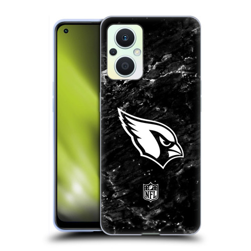 NFL Arizona Cardinals Artwork Marble Soft Gel Case for OPPO Reno8 Lite