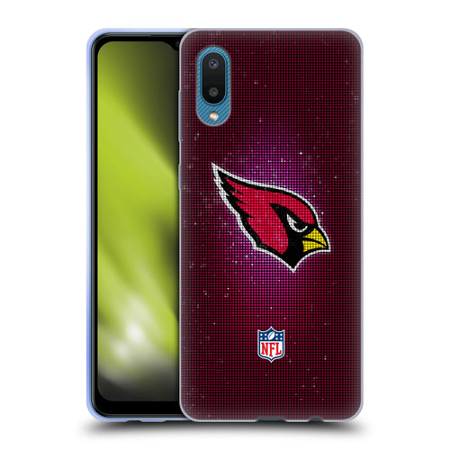 NFL Arizona Cardinals Artwork LED Soft Gel Case for Samsung Galaxy A02/M02 (2021)