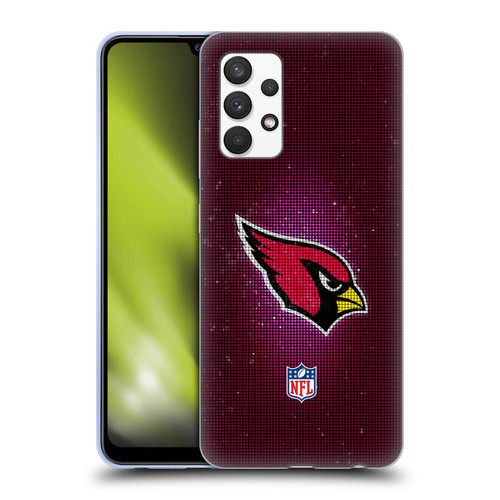 NFL Arizona Cardinals Artwork LED Soft Gel Case for Samsung Galaxy A32 (2021)