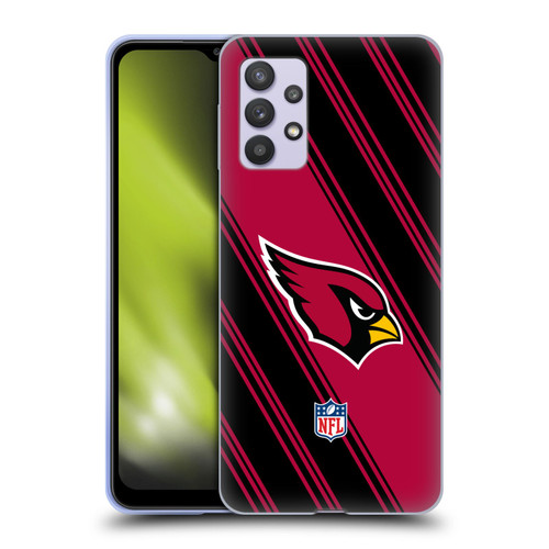 NFL Arizona Cardinals Artwork Stripes Soft Gel Case for Samsung Galaxy A32 5G / M32 5G (2021)