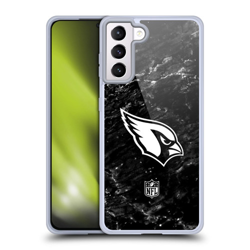 NFL Arizona Cardinals Artwork Marble Soft Gel Case for Samsung Galaxy S21+ 5G