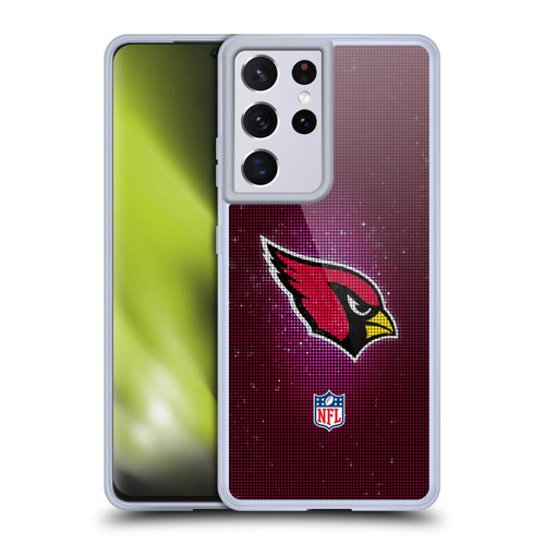 NFL Arizona Cardinals Artwork LED Soft Gel Case for Samsung Galaxy S21 Ultra 5G