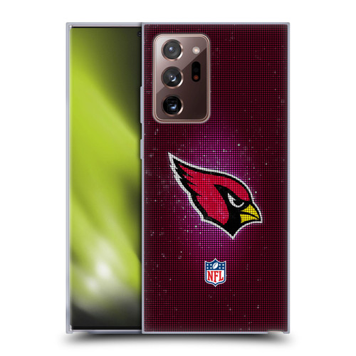 NFL Arizona Cardinals Artwork LED Soft Gel Case for Samsung Galaxy Note20 Ultra / 5G