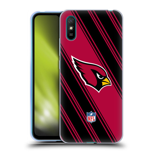 NFL Arizona Cardinals Artwork Stripes Soft Gel Case for Xiaomi Redmi 9A / Redmi 9AT