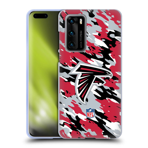 NFL Atlanta Falcons Logo Camou Soft Gel Case for Huawei P40 5G