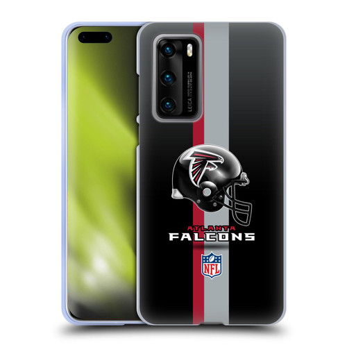 NFL Atlanta Falcons Logo Helmet Soft Gel Case for Huawei P40 5G