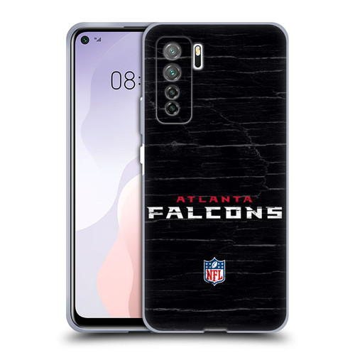 NFL Atlanta Falcons Logo Distressed Look Soft Gel Case for Huawei Nova 7 SE/P40 Lite 5G