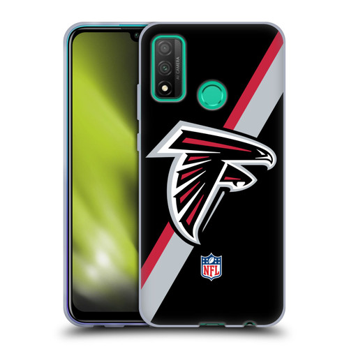 NFL Atlanta Falcons Logo Stripes Soft Gel Case for Huawei P Smart (2020)
