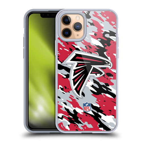 NFL Atlanta Falcons Logo Camou Soft Gel Case for Apple iPhone 11 Pro