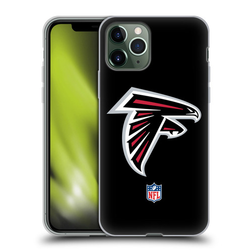 NFL Atlanta Falcons Logo Plain Soft Gel Case for Apple iPhone 11 Pro
