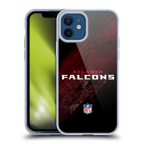 NFL Atlanta Falcons Logo Blur Soft Gel Case for Apple iPhone 12 / iPhone 12 Pro