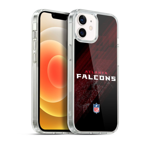 NFL Atlanta Falcons Logo Blur Soft Gel Case for Apple iPhone 12 / iPhone 12 Pro & MagSafe