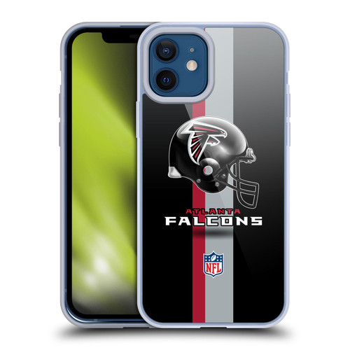 NFL Atlanta Falcons Logo Helmet Soft Gel Case for Apple iPhone 12 / iPhone 12 Pro