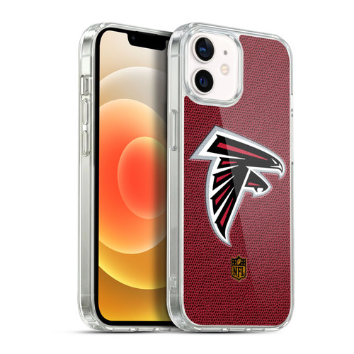 NFL Atlanta Falcons Logo Football Soft Gel Case for Apple iPhone 12 / iPhone 12 Pro & MagSafe