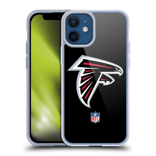 NFL Atlanta Falcons Logo Plain Soft Gel Case for Apple iPhone 12 Mini