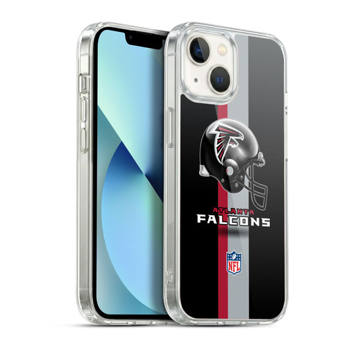 NFL Atlanta Falcons Logo Helmet Soft Gel Case for Apple iPhone 13