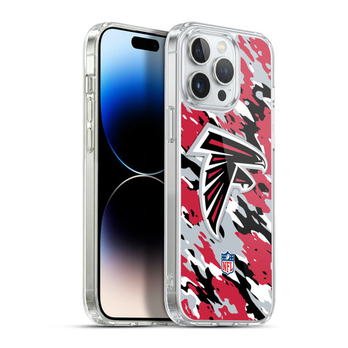 NFL Atlanta Falcons Logo Camou Soft Gel Case for Apple iPhone 13 Pro Max & MagSafe