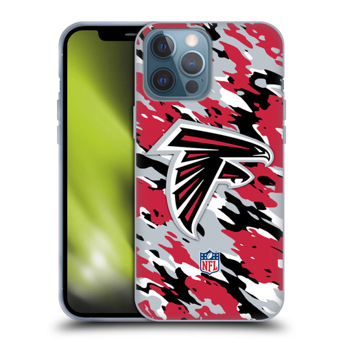 NFL Atlanta Falcons Logo Camou Soft Gel Case for Apple iPhone 13 Pro Max
