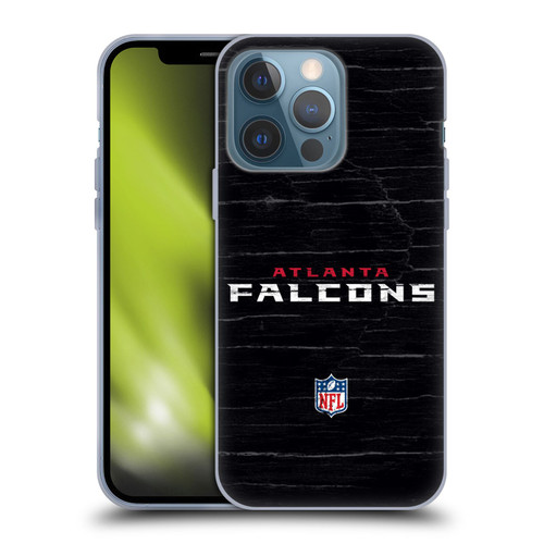 NFL Atlanta Falcons Logo Distressed Look Soft Gel Case for Apple iPhone 13 Pro