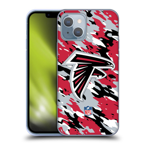 NFL Atlanta Falcons Logo Camou Soft Gel Case for Apple iPhone 14