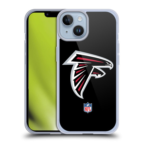 NFL Atlanta Falcons Logo Plain Soft Gel Case for Apple iPhone 14