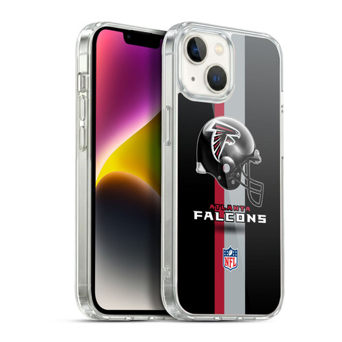 NFL Atlanta Falcons Logo Helmet Soft Gel Case for Apple iPhone 14
