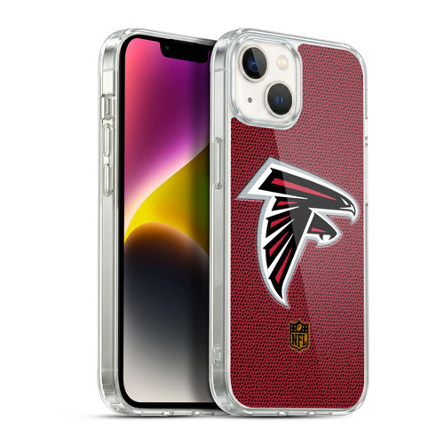 NFL Atlanta Falcons Logo Football Soft Gel Case for Apple iPhone 14 Plus & MagSafe