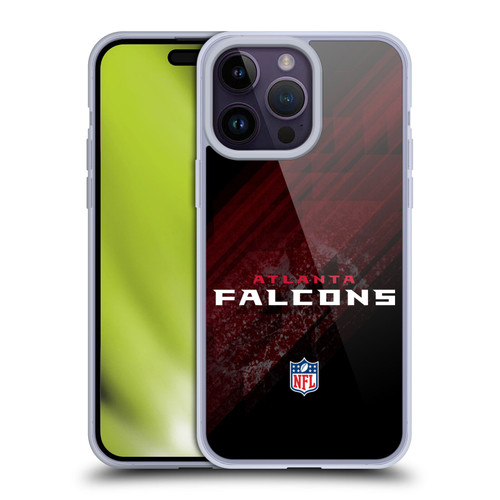 NFL Atlanta Falcons Logo Blur Soft Gel Case for Apple iPhone 14 Pro Max