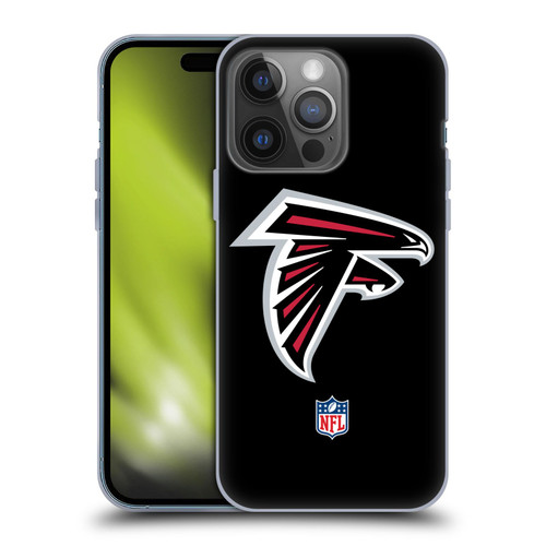NFL Atlanta Falcons Logo Plain Soft Gel Case for Apple iPhone 14 Pro