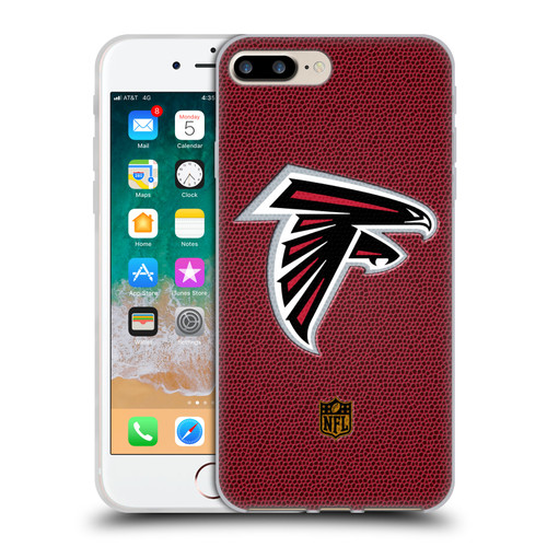 NFL Atlanta Falcons Logo Football Soft Gel Case for Apple iPhone 7 Plus / iPhone 8 Plus