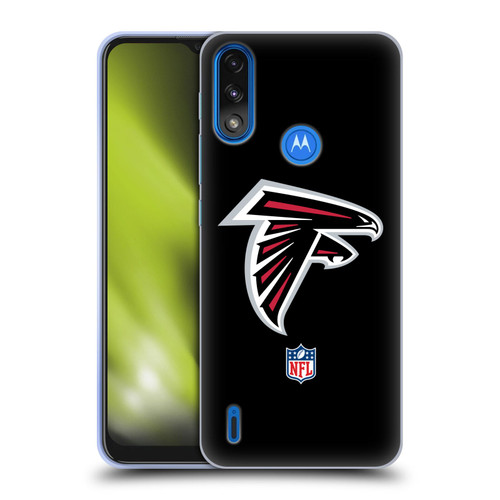 NFL Atlanta Falcons Logo Plain Soft Gel Case for Motorola Moto E7 Power / Moto E7i Power