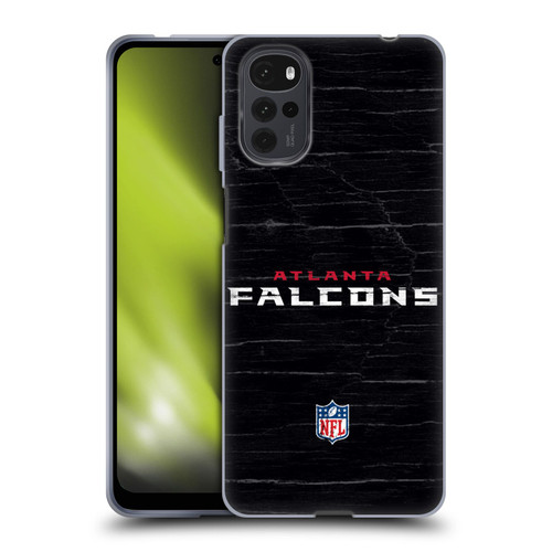 NFL Atlanta Falcons Logo Distressed Look Soft Gel Case for Motorola Moto G22