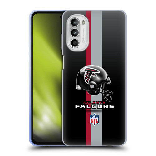 NFL Atlanta Falcons Logo Helmet Soft Gel Case for Motorola Moto G52