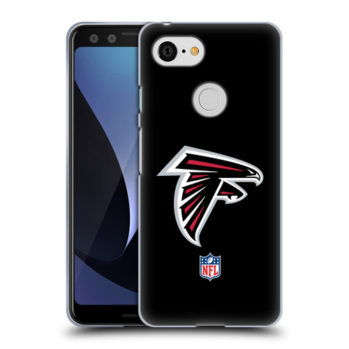 NFL Atlanta Falcons Logo Plain Soft Gel Case for Google Pixel 3