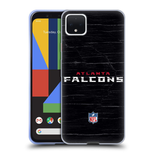 NFL Atlanta Falcons Logo Distressed Look Soft Gel Case for Google Pixel 4 XL
