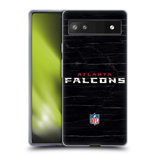 NFL Atlanta Falcons Logo Distressed Look Soft Gel Case for Google Pixel 6a