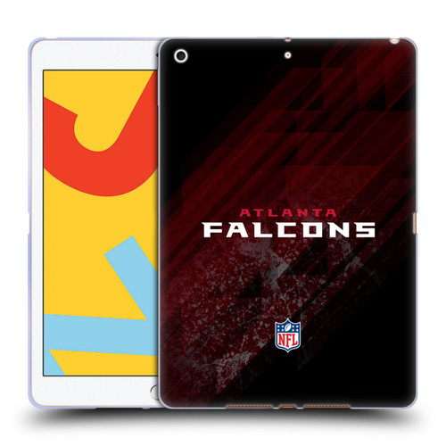 NFL Atlanta Falcons Logo Blur Soft Gel Case for Apple iPad 10.2 2019/2020/2021