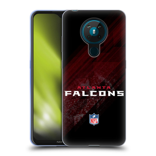 NFL Atlanta Falcons Logo Blur Soft Gel Case for Nokia 5.3