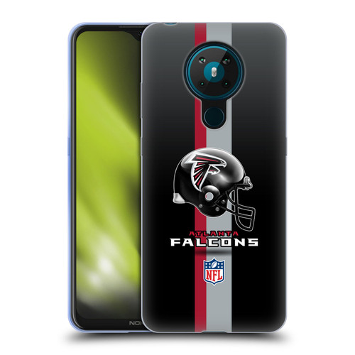 NFL Atlanta Falcons Logo Helmet Soft Gel Case for Nokia 5.3